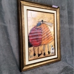 【値下げしました】サムトフトサムトフト 絵画　ハグしょう額サイズ 横32ｃｍ×縦39ｃｍ（約）no2149の画像