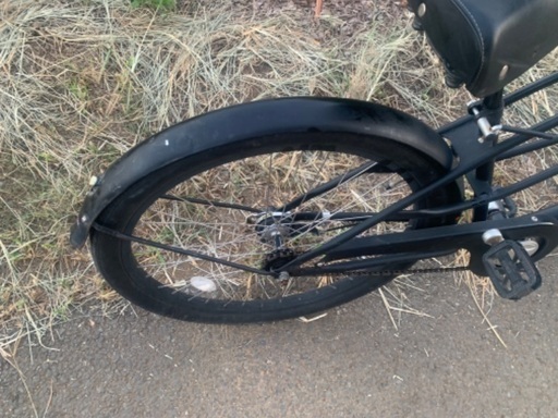 あまり見かけません。オシャレ自転車