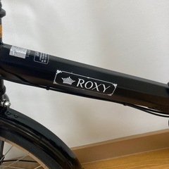  ロキシー走行距離少ない室内保管、折り畳み自転車20インチ6段変速ギア、空気入れあげますの画像
