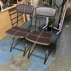 🌟激安‼️ 2点セットニトリ 折りたたみチェア ラパーマ 🌟A0230