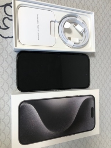 値下げ　iphone15pro 256g ブラック　バッテリー状態100%