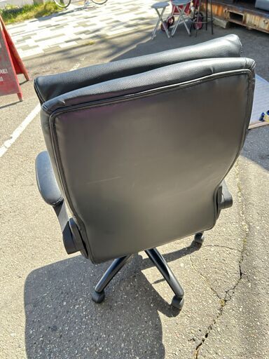 苫小牧発 nitori / ニトリ ワークチェア クラウド oc505 bk ロッキング技能付き ブラック used
