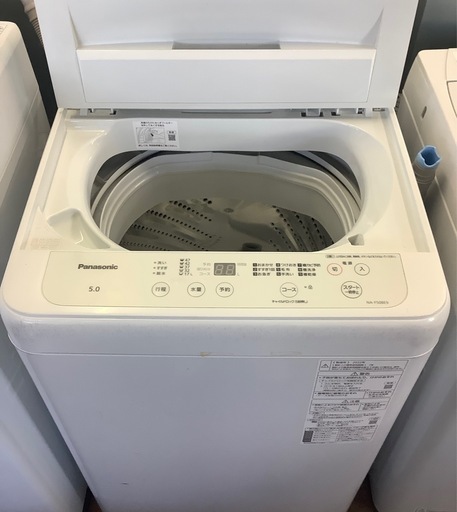 【引き取り限定中古品】  Panasonic   5kg   洗濯機    2022年製