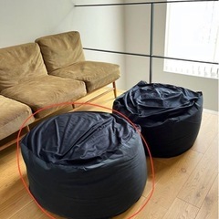 無印良品　体にフィットするソファ　ビーズクッション MUJIの画像