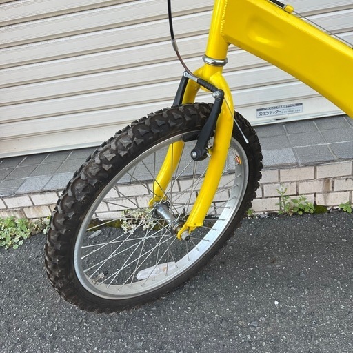 自転車 メーカー不明 黄色 20インチ