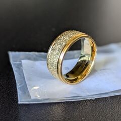 シンプル/ゴールドリング（新品）14号の画像