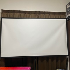 プロジェクター　&スクリーン　セットの画像