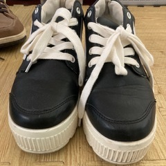 厚底スニーカー 合皮 軽量 23.5cm