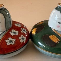おちょこ　徳利　壺　おひなさま　夫婦