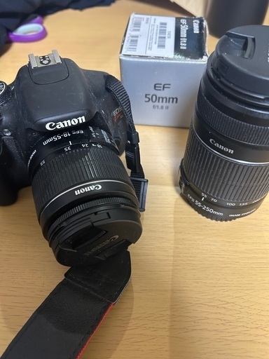 相場3万ほど Canon EOS kissX5 ズームレンズと単焦点レンズつき
