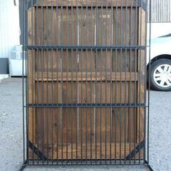 インダストリアルデザイン ローテーブル 幅：約90㎝ ウッド×アイアン センターテーブル 家具 木目 カフェ 札幌市 中央区 南12条の画像