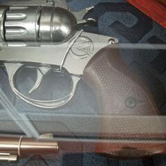 装飾銃 オブジェ 額入り コレクション モデルガン インテリア 手製 幅30.8x奥行8.3x高さ31.5cm 苫小牧西店の画像