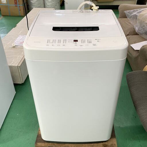 伊勢崎店【現状品】gi9-29 アイリスオーヤマ 全自動洗濯機 IAW-T504 2022年製 通電確認済