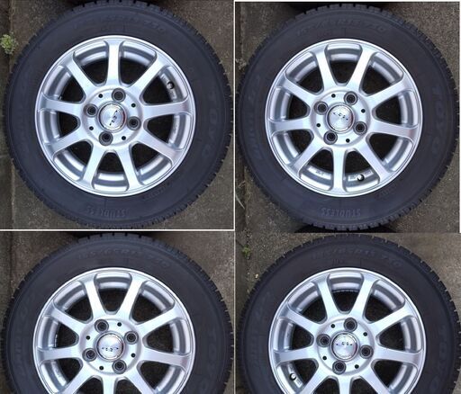 スタッドレスタイヤ　13インチ　155/65R13