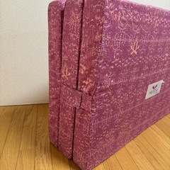 西川 マットレス　ムアツ布団 シングル 三つ折り 日本製 厚手 の画像