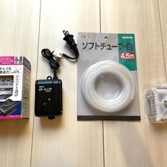 観賞魚用　濾過器、チューブ、モーター【未使用】