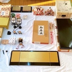 あげます‼️💛日本人形まとめ 付属多数 現状品