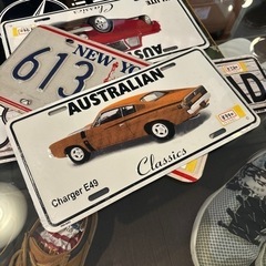 AUSTRALIAN Charger E49 ブリキ看板 ブリキ...