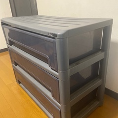 アイリスオーヤマ　3段収納　0円