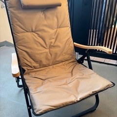 【成約済】【中古】【キャンプチェア】ujack難燃リクライニング...