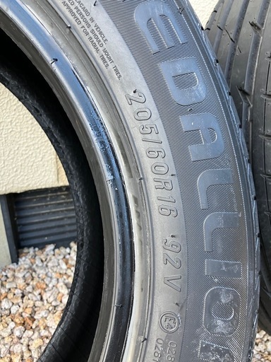 205/60R16 サマータイヤ4本、ボクシー、ノア等に