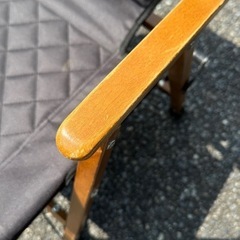 一人掛け ウッド ローチェア QC-WLC キャンプ アウトドア クイックキャンプの画像