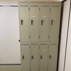 スチールロッカー　鍵付き　キャビネット　家具　オフィス　 大阪市...