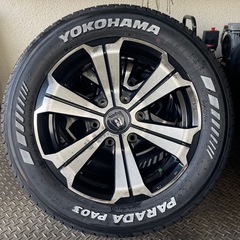 ハイエース ホワイトレター 17インチ