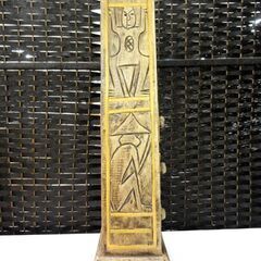 バリ風家具 3段スリムチェスト 小物入れ ナチュラル系 幅：約25㎝ アジアン 雑貨 インテリア 木彫り 札幌市 中央区 南12条の画像