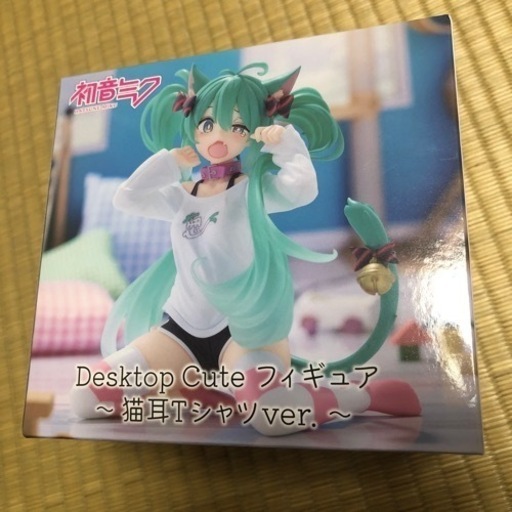 初音ミク　Desktop Cute フィギュア　～猫耳Tシャツver.～