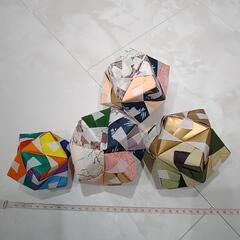 くす玉　折り紙　のりで補強してあります！