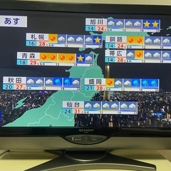 【お譲り先決まりました】SHARP テレビ32型　リモコン付き　の画像