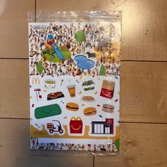 ハッピーセットのあそべる自由帳となぞなぞノートの画像