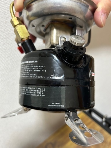 Colemanシングルバーナーコンロ（ヒーター用アタッチメント付）