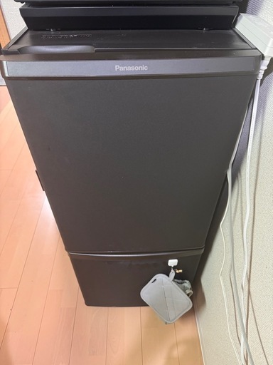 パナソニック Panasonic 冷蔵庫 （138L・右開き） 2ドア マットビターブラウン NR-B14FW-T