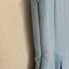 【ほぼ未使用】水色星柄ノースリーブワンピースの画像