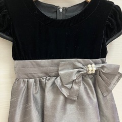 キッズ ドレス 秋冬 110cmの画像
