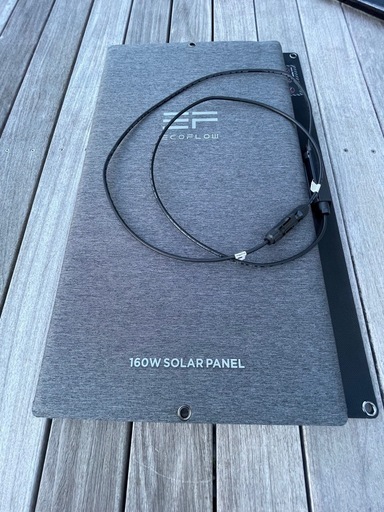 （値下げ）エコフロー　160w　ソーラーパネル
