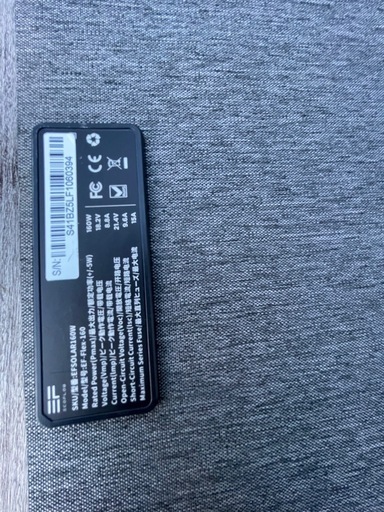 （値下げ）エコフロー　160w　ソーラーパネル　