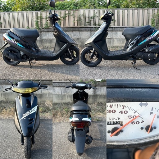 ⭐️AF28Dio希少グレード『SR』2ストモデル⭐️前後タイヤ・バッテリ・プラグ・シート・スロットルワイヤーなど新品交換済⭐️色々整備で快調⭐️50cc原付スクーター⭐️