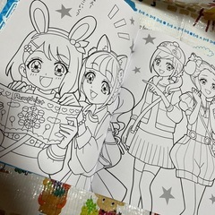 プリキュア ぬりえ②の画像