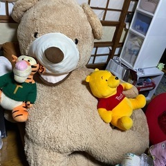 特大2メートル超クマ　プーさんティガー3点 の画像