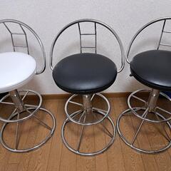カウンターチェア3脚セット
