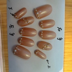 作成済みネイルチップの画像