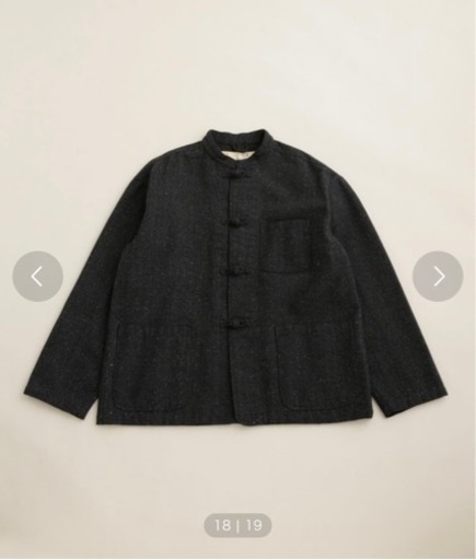 【新品/未使用】チャイナジャケット ブラック / L