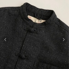 【新品/未使用】チャイナジャケット ブラック / Lの画像