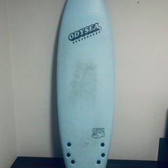 サーフボード カバー付き ソフト 6.6F ミドル waxバケツ付き