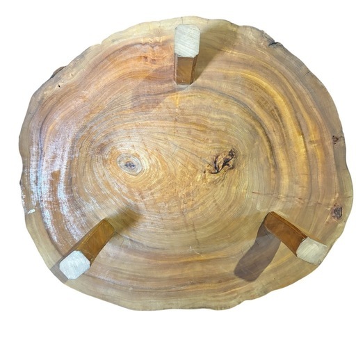 一枚板 テーブル 天然木 輪切り 座卓 食卓台 年輪 センターテーブル