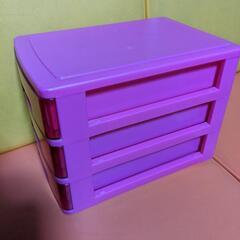 三段ミニボックス　ピンクの画像