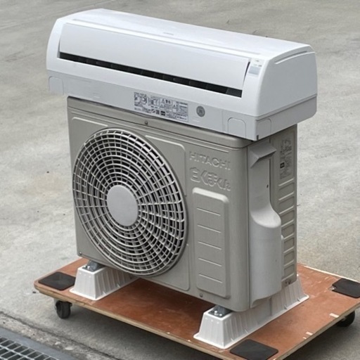 取付け可 ! ! ☆日立 エアコン 6畳用 白くまくん 2016年製 内部クリーン　100V RAS-A22E 洗浄済み ! ガス満タ
